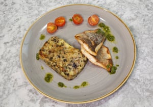 Low point: overcooked fish with undercooked skin, and an astringent salsa verde.