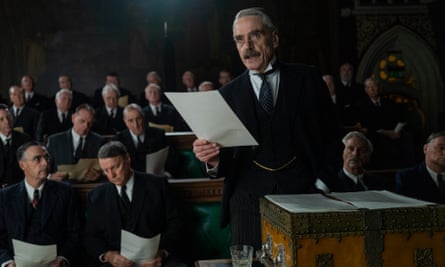 Jeremy Irons as Neville Chamberlain in Munich – Edge of War.