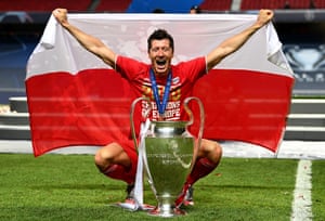 Robert Lewandowski added the Champions League title to his honours list, seven years after his previous appearance in the final.