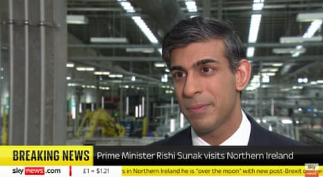 Rishi Sunak on Sky News