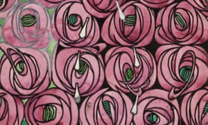 Charles Rennie Mackintoshâ€™s rose and teardrop textile design, 1915-28.