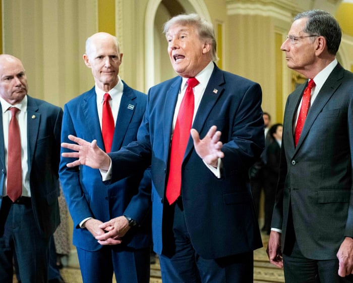 Trump to meet House speaker in attempt to break legislative gridlock – US politics live