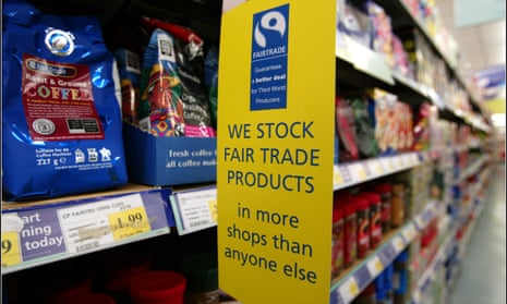 The Co-op in Lancashire flags its Fairtrade commodities 