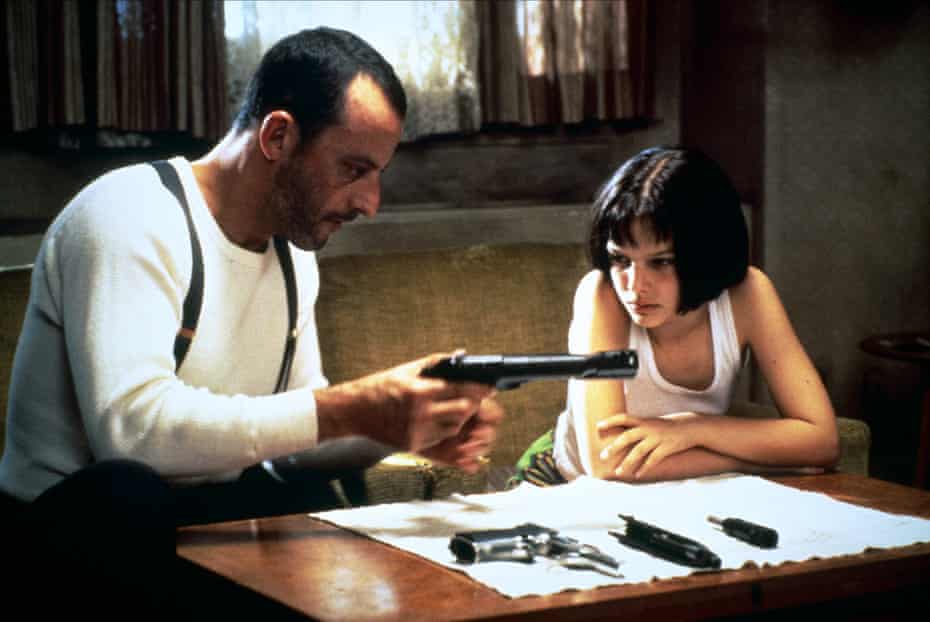 Reno with Natalie Portman in the 1994 film Léon: THe Professional.