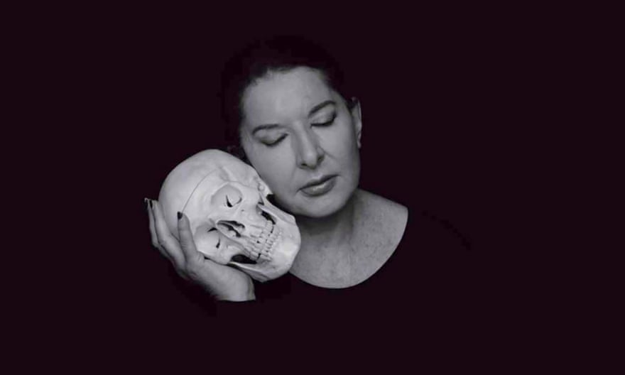 Portrait With Skull With Eyes Closed.