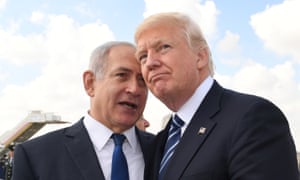 Benjamin Netanyahu and Donald Trump in Tel Aviv. Both are expected to use their speeches at the UN to highlight the threat posed by Tehran.