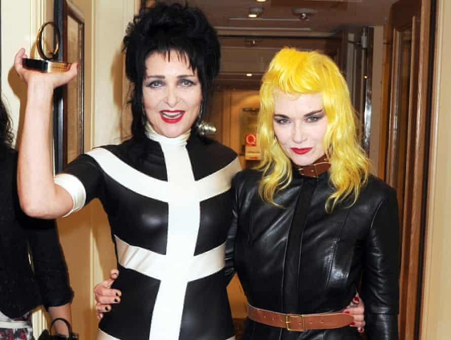 Hogg with Siouxsie Sioux in 2011.
