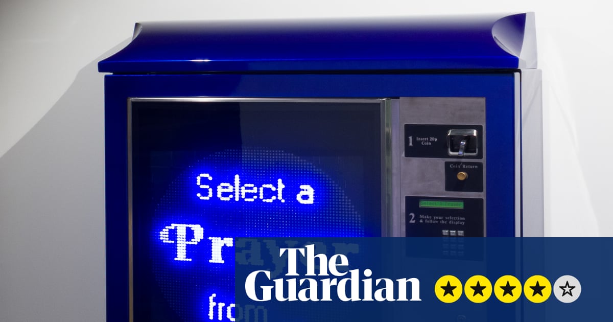Rose Finn-Kelcey review – flying puns, smart pranks and prayers for 20p