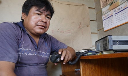 Protection agent Romel Po<em></em>nciano has a close relatio<em></em>nship with the Mashco Piro. He knows them all by name and they call him Yotlotle, which means giant otter, a species endemic to the Amazon.