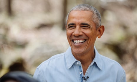Barack Obama smiling outdoors