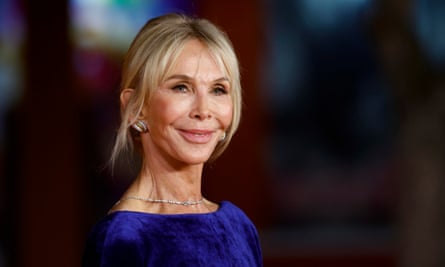 Trudie Styler arrives for the screening of her Naples documentary at the Rome film festival