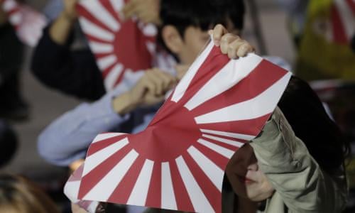 Japan S Rising Sun Flag Has A History Of Horror It Must Be Banned At The Tokyo Olympics Japan The Guardian