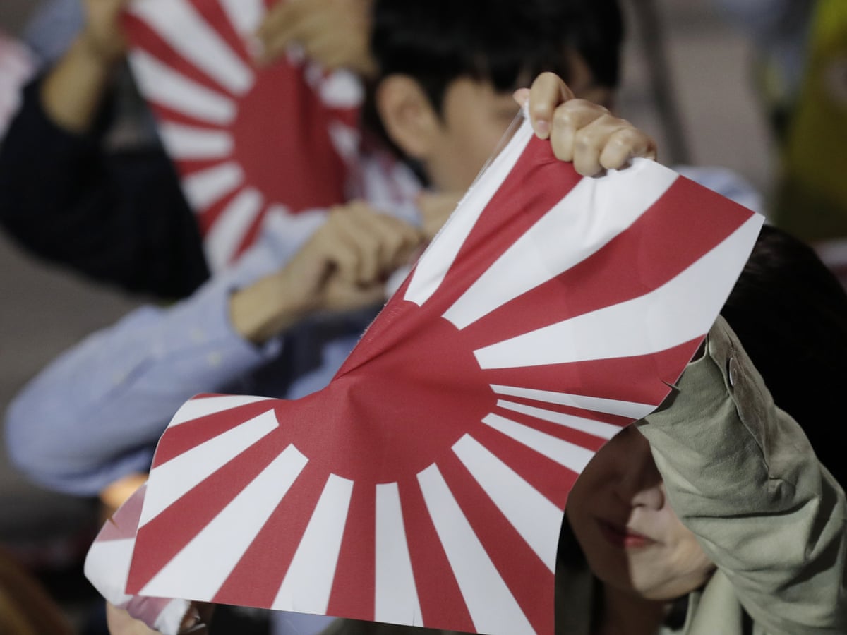 Japan S Rising Sun Flag Has A History Of Horror It Must Be Banned At The Tokyo Olympics Japan The Guardian