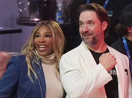 Serena Williams and her husband, Alexis Ohanian