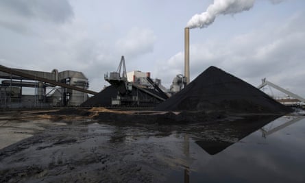 A stack of coal at a power station in Geertruidenberg, Netherlands, in 2010.