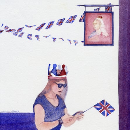 Two crowns: a pub sign and a royal enthusiast