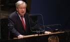 'Catastrophic pathway': UN secretary general urges action to save Pacific lives