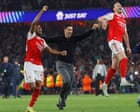‘An incredible night’: Mikel Arteta so proud of Arsenal’s players and fans