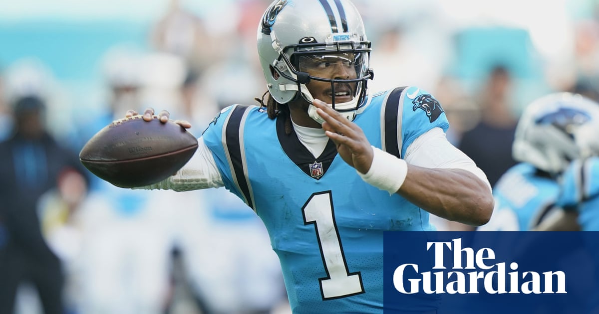 Cam Newton’s woeful day for Carolina Panthers ends in benching