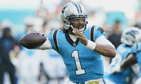 Cam Newton ran for a touchdown but was otherwise ineffective on Sunday