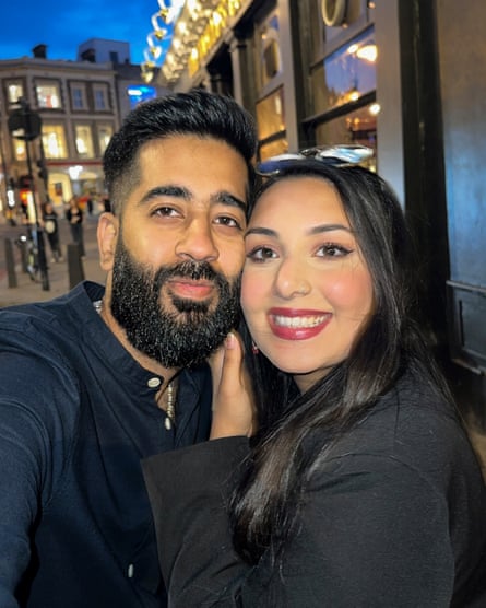 Abudullah Arshad, 28, a civil engineer from Chigwell, London with his wife Shazreen. Arshad was diagnosed with heart failure in 2018.
