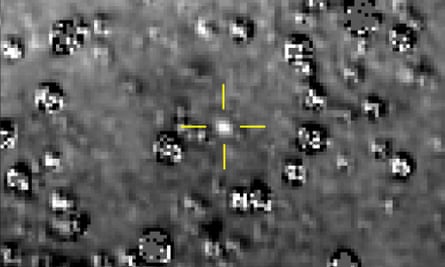 Ultima Thule with stars surrounding it