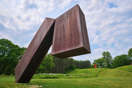 Suspended by Menashe Kadishman at Storm King Art Center.