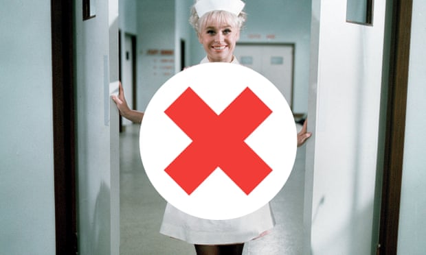 Uniform stereotype … Barbara Windsor in Carry on Doctor, 1967.