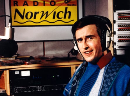 Steve Coogan as Alan Partridge.