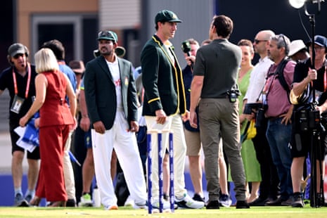 Australia captain Pat Cummins after winning the toss.