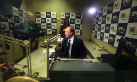Peter Dutton at a radio interview