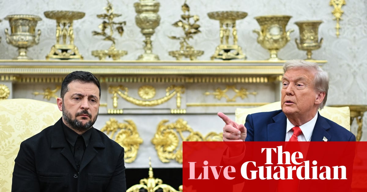 Zelenskyy and Trump speak in the Oval Office ahead of talks with European leaders about Ukraine war