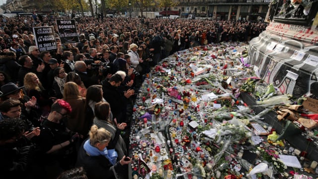Sorrow Despair And Anger As Paris Absorbs Aftermath Of Terror Attacks World News The Guardian