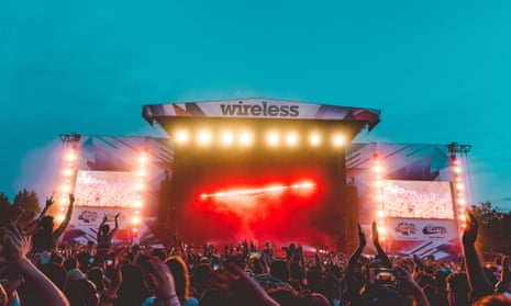Wireless in 2017 … the festival has been criticised for having only three female artists in its lineup this year.