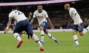 Tottenham 2 0 Manchester City Premier League As It Happened Football The Guardian
