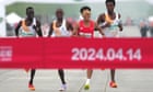 Beijing half marathon winner thrown out after trio slowed to let him win