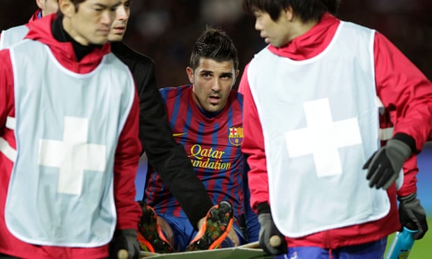 David Villa’s injury in the semi-final led Pep Guardiola to build his attack around Messi in the final.