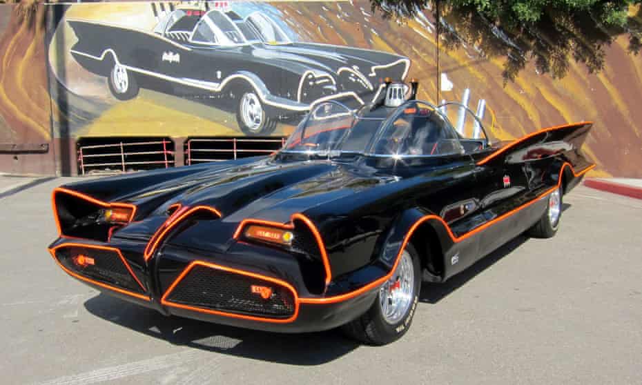 The Batmobile, as seen in the 1960s television series.