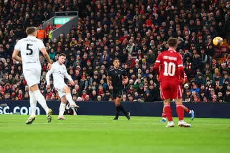 Jonathan Bland of Barnsley takes a pop.