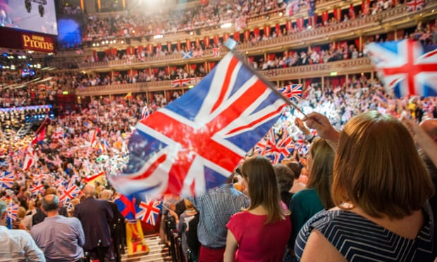 The Last Night of the Proms at the Albert Hall, London.