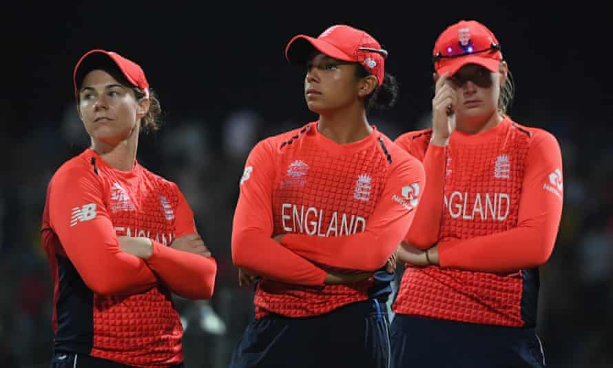 Sophia Dunkley: ‘I want to play fearlessly at the World Cup’ | England women's cricket team 2 Sophia Dunkley with Tammy Beaumont and Sophie Ecclestone after England’s defeat in the World T20 final against Australia in Antigua in 2018