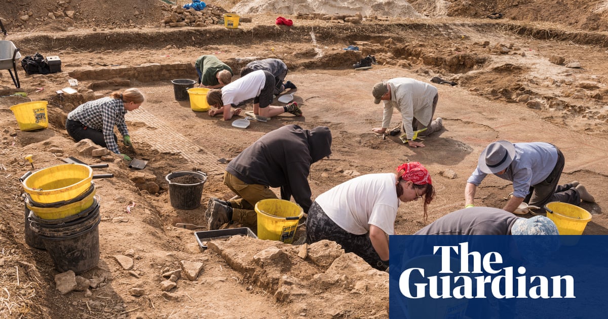 Archaeologists examine Roman villa discovered beneath Rutland farmer’s field