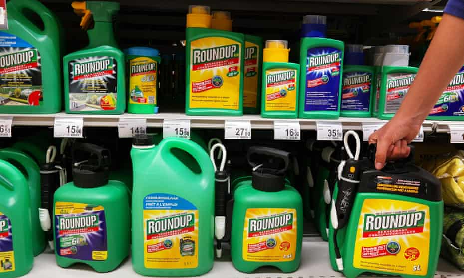 Glyphosate is the core ingredient in Monsanto’s $4.75bn a year RoundUp weedkiller brand.
