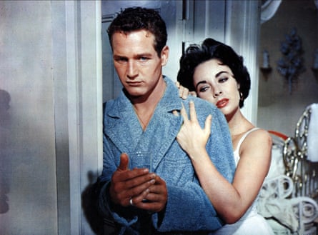 Elizabeth Taylor and Paul Newman in Cat on a Hot Tin Roof