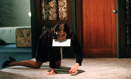 Maggie Gyllenhaal in the 2002 film of Secretary.