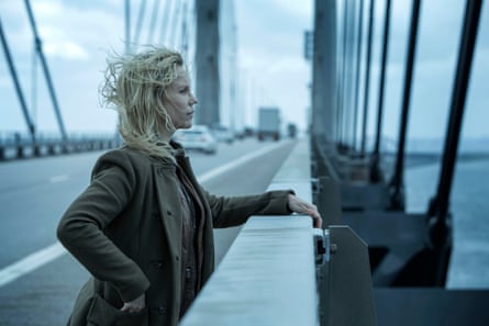 Sofia Helin as Saga Norén in The Bridge.