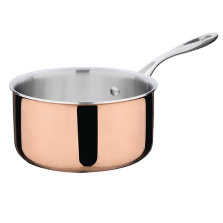 Vogue tri wall copper saucepan