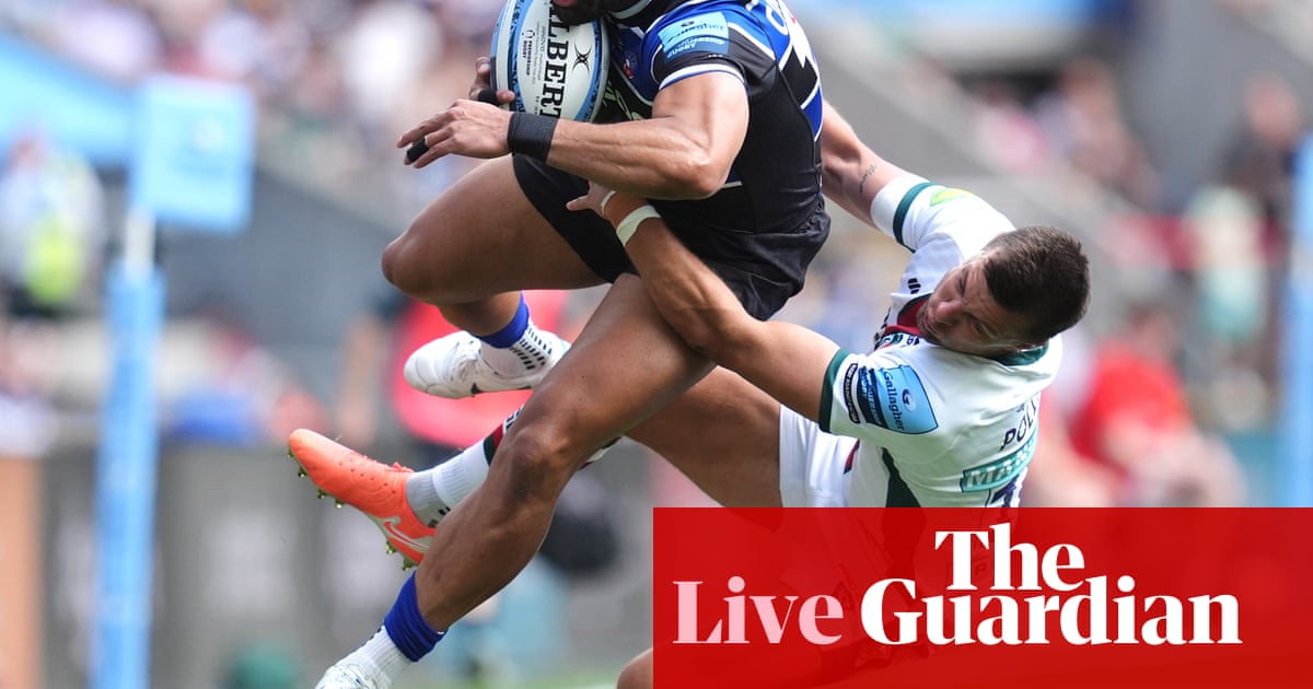 Bath v Leicester: Premiership final – live Bath v Leicester: Premiership final – live