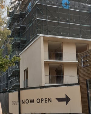 Public housing undergoing redevelopment on Northbourne Avenue