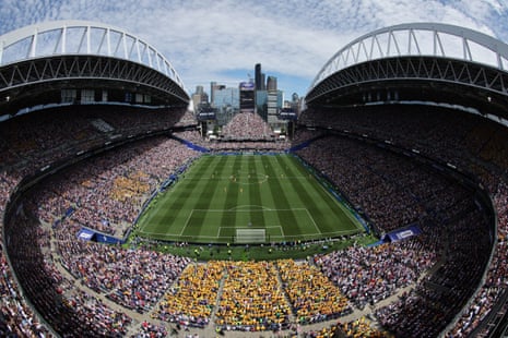 Seattle Stadium aerial